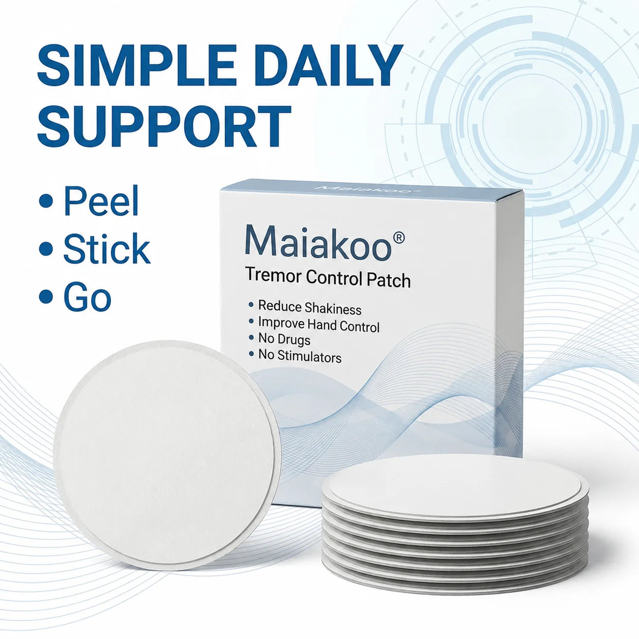 Maiakoo® Tremor Control Patch