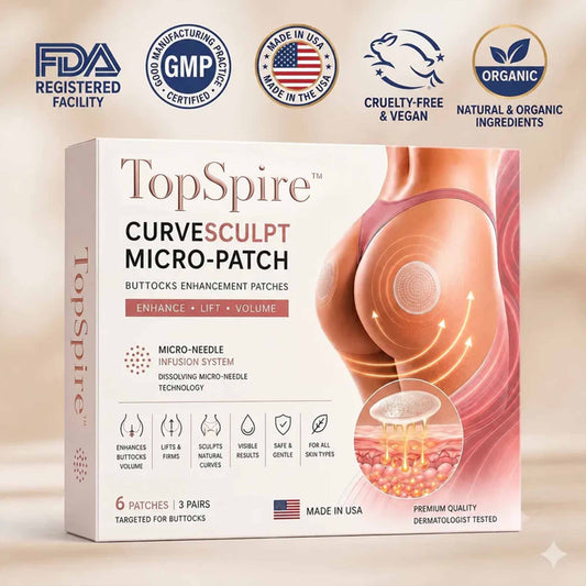 TopSpire™ CurveSculpt Micro-Patch ✦ Sculpt • Firm • Smooth Lower Body Curves ✦ Micro-Needle Infusion System