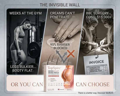 TopSpire™ CurveSculpt Micro-Patch ✦ Sculpt • Firm • Smooth Lower Body Curves ✦ Micro-Needle Infusion System