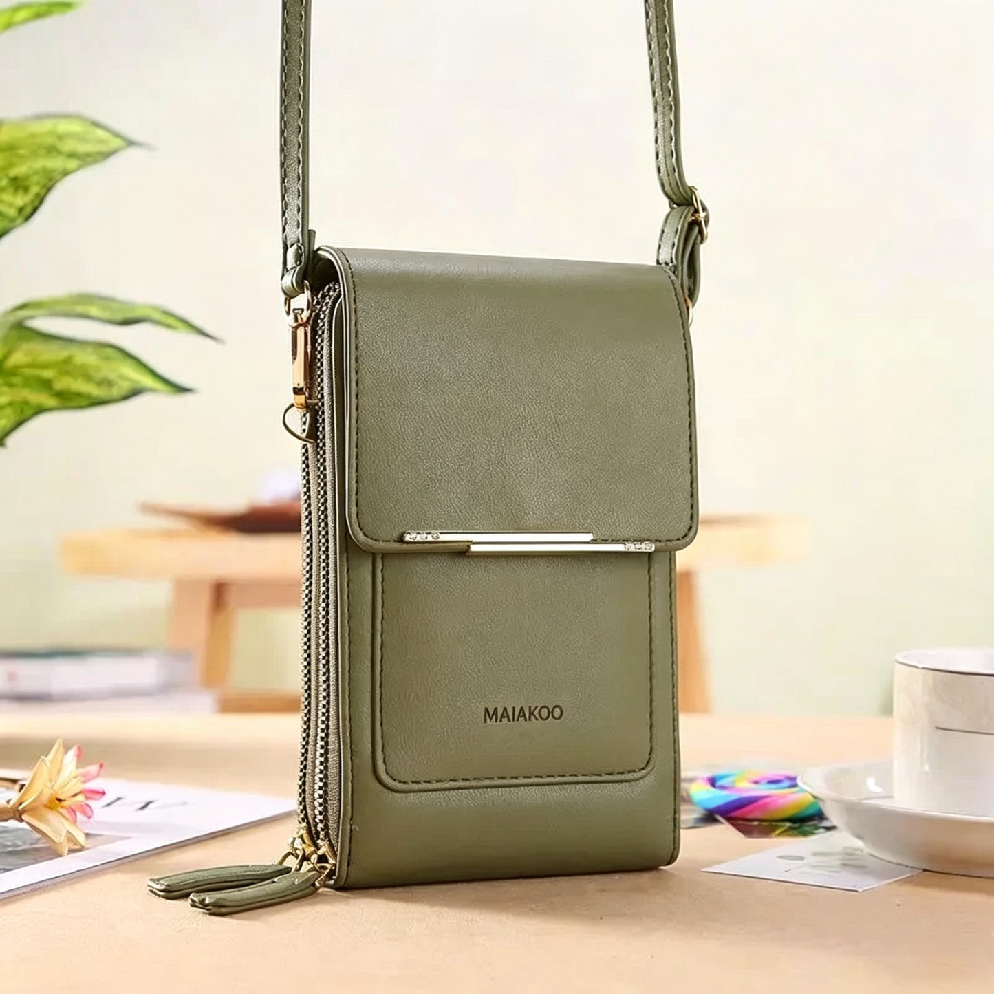 🔥Final 3 Hours: 60% OFF 2026 Trendy Minimalist Elegant Women's Touchscreen Crossbody Phone Wallet