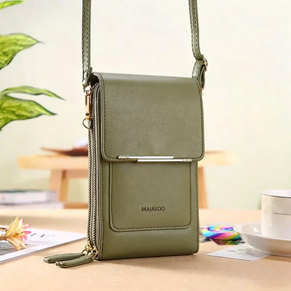 🔥Final 3 Hours: 60% OFF 2026 Trendy Minimalist Elegant Women's Touchscreen Crossbody Phone Wallet