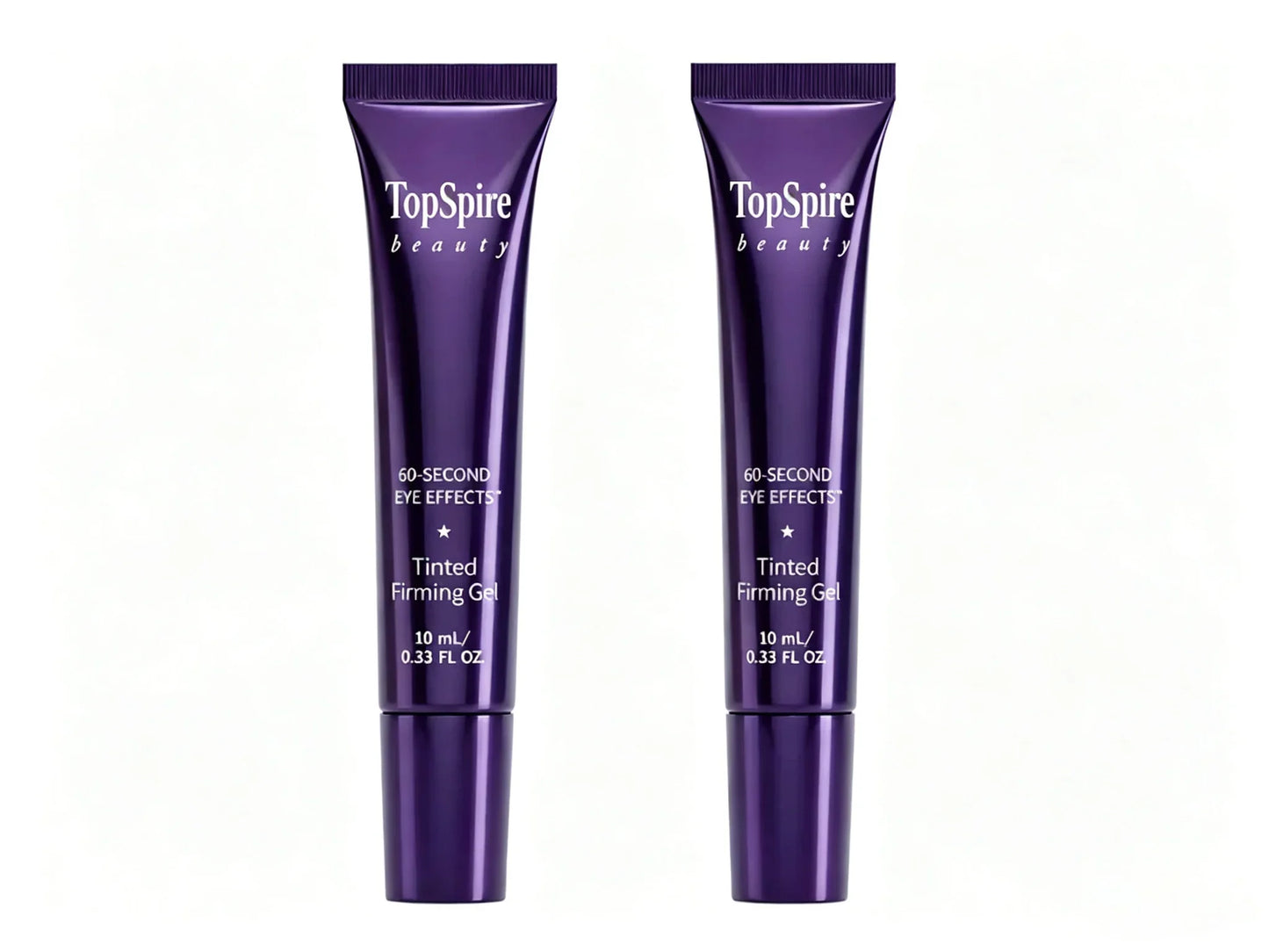 TopSpire 60 Second Effects Tinted Firming Gel - Under Eye Cream For Puffiness And Bags Under Eyes