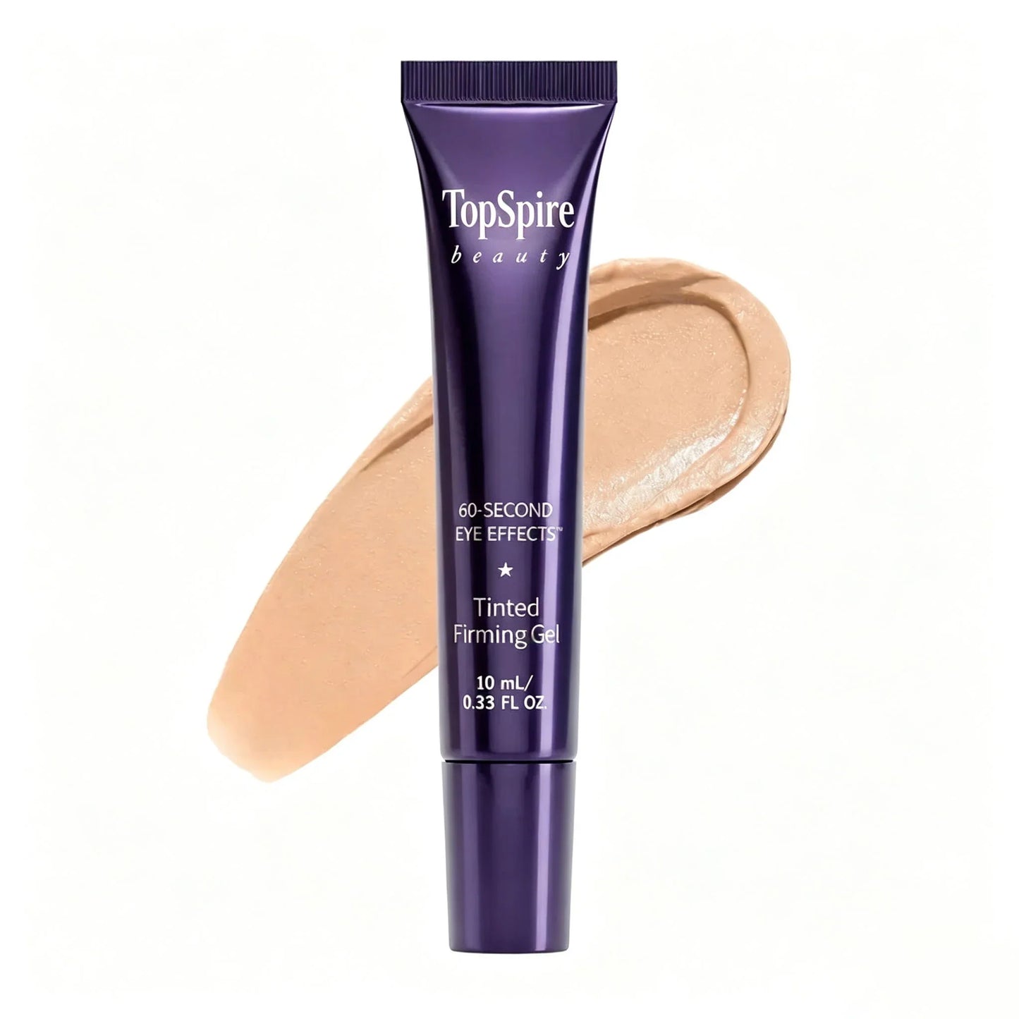 TopSpire 60 Second Effects Tinted Firming Gel - Under Eye Cream For Puffiness And Bags Under Eyes