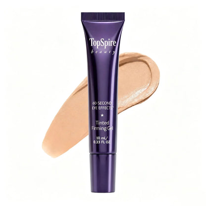 TopSpire 60 Second Effects Tinted Firming Gel - Under Eye Cream For Puffiness And Bags Under Eyes