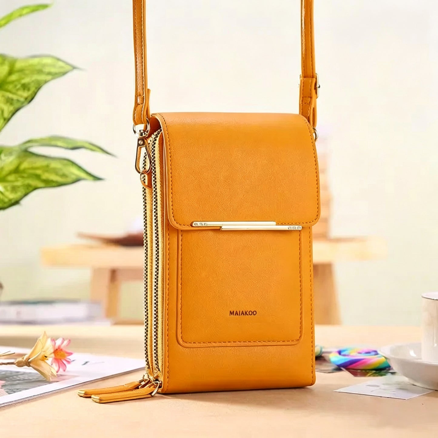 🔥Final 3 Hours: 60% OFF 2026 Trendy Minimalist Elegant Women's Touchscreen Crossbody Phone Wallet