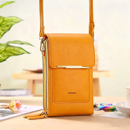 🔥Final 3 Hours: 60% OFF 2026 Trendy Minimalist Elegant Women's Touchscreen Crossbody Phone Wallet
