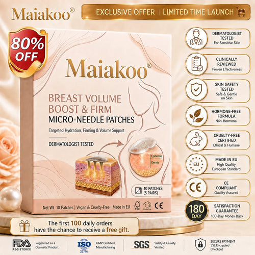 Maiakoo® Targeted Breast Enhancement Advanced Nano Microneedle Patch