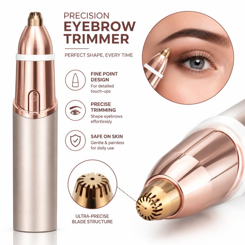 TopSpire 2 in 1 Facial & Eyebrow Hair Trimmer - Pain-Free Hair Removal In Seconds