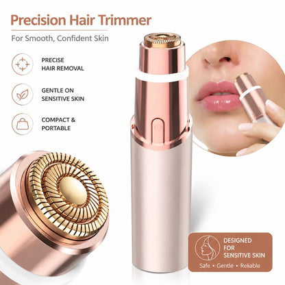 TopSpire 2 in 1 Facial & Eyebrow Hair Trimmer - Pain-Free Hair Removal In Seconds