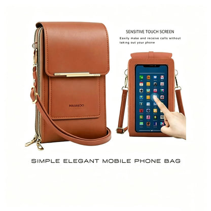 🔥Final 3 Hours: 60% OFF 2026 Trendy Minimalist Elegant Women's Touchscreen Crossbody Phone Wallet