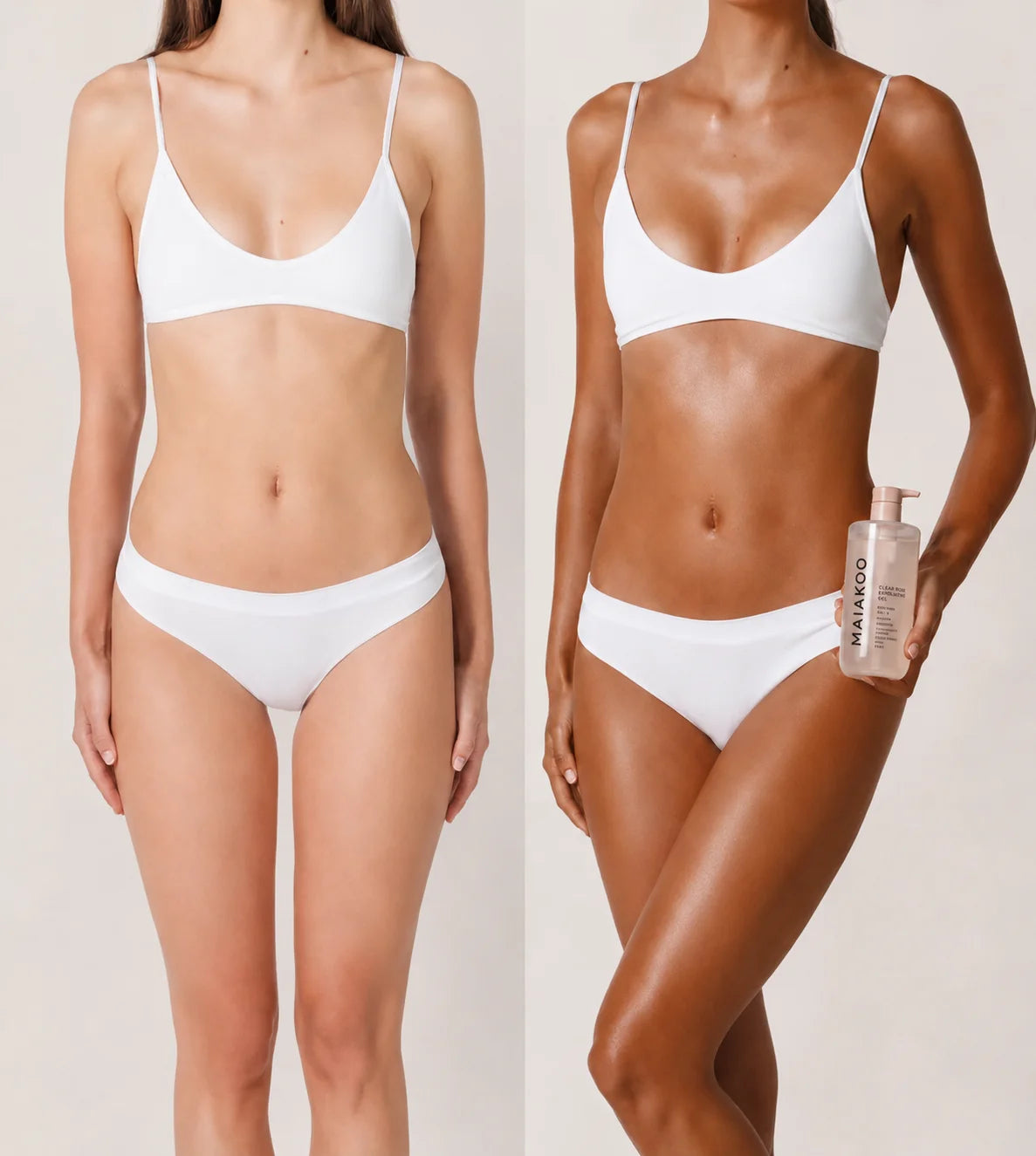 MAIAKOO Clear Self Tanning Gel + Free Mitt Bundle