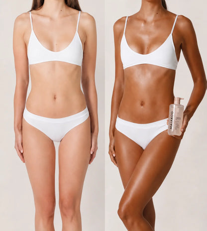 MAIAKOO Clear Self Tanning Gel + Free Mitt Bundle