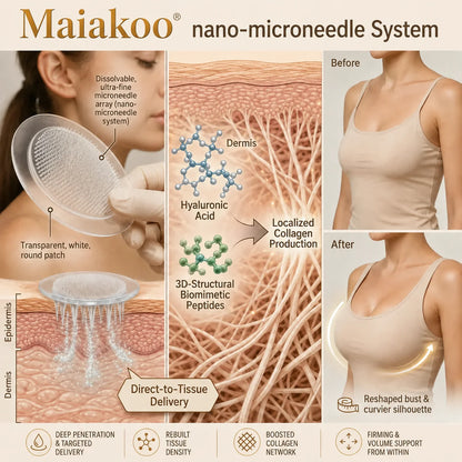 Maiakoo® Targeted Breast Enhancement Advanced Nano Microneedle Patch