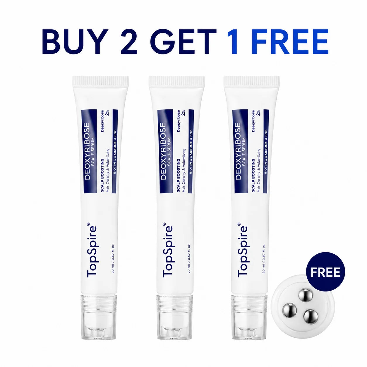 [NEW] Deoxyribose Scalp Serum | For Fuller-Looking Hair & Scalp Strengthening Roll-On Serum