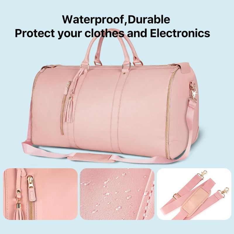 TopSpire Travel Duffle Bag with Garment & Shoe Compartment, Waterproof & Breathable, 57L Capacity