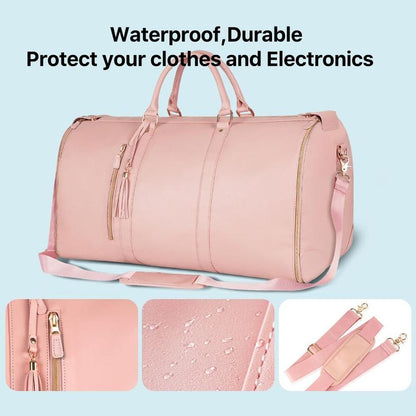 TopSpire Travel Duffle Bag with Garment & Shoe Compartment, Waterproof & Breathable, 57L Capacity