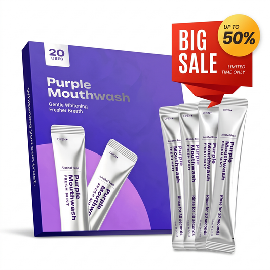 Maiakoo Purple Mouthwash - Gentle Whitening - Fresher Breath