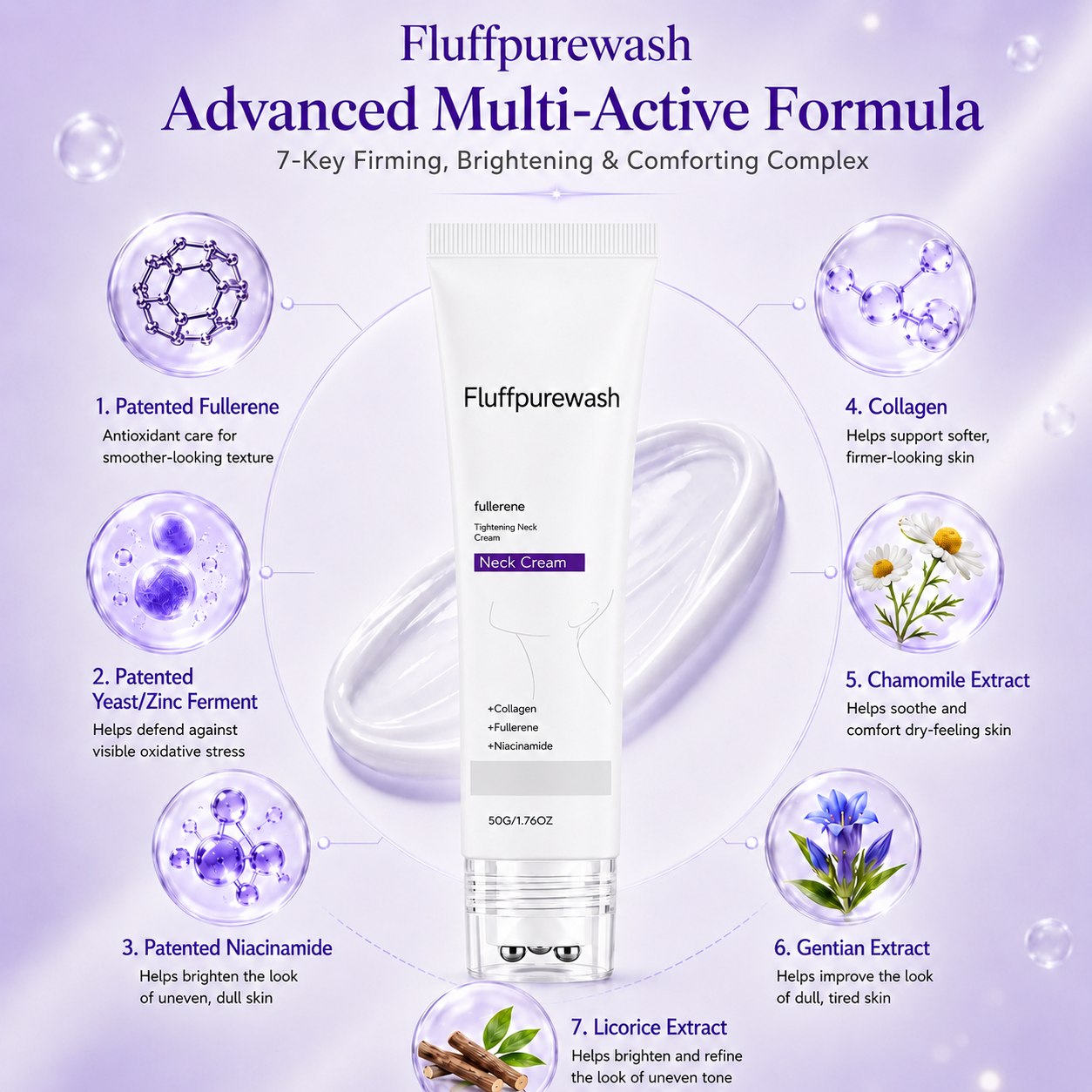 ✨Instant Neck Lift Cream — 🧴 Infused with Retinol & Hyaluronic Acid | Firms the Neck, Reduces Wrinkles