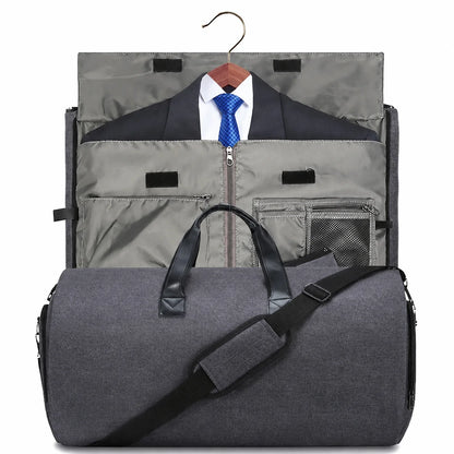 TopSpire Travel Duffle Bag with Garment & Shoe Compartment, Waterproof & Breathable, 57L Capacity