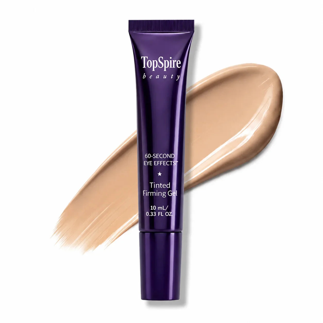 TopSpire 60 Second Effects Tinted Firming Gel - Under Eye Cream For Puffiness And Bags Under Eyes